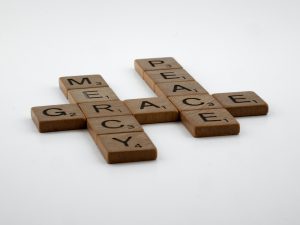 Words Spelled on Scrabble Tiles