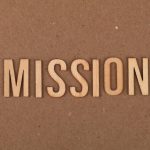 Wooden Letters on a Cardboard