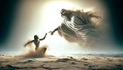 ai generated, creator and created, god's handiwork, divine creation, life's inception, image of god, breath of life, adam's beginning, first human, garden of eden, origin of man, earthly formation, genesis account, adam's genesis, primal ancestor, eden's inhabitant, divine breath, humanity's dawn, god's masterpiece, earthen sculpture, primordial man, garden of eden, garden of eden, garden of eden, garden of eden, garden of eden